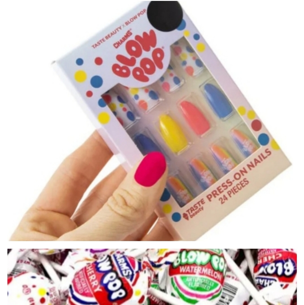 Charms Blow Pop Press on Nails